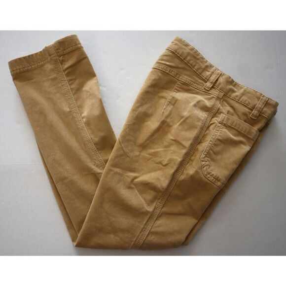 Free People OB2054758 Women Sz 4 Beige Uncut Corduroy High Time Kick Flare Pants - Picture 9 of 9